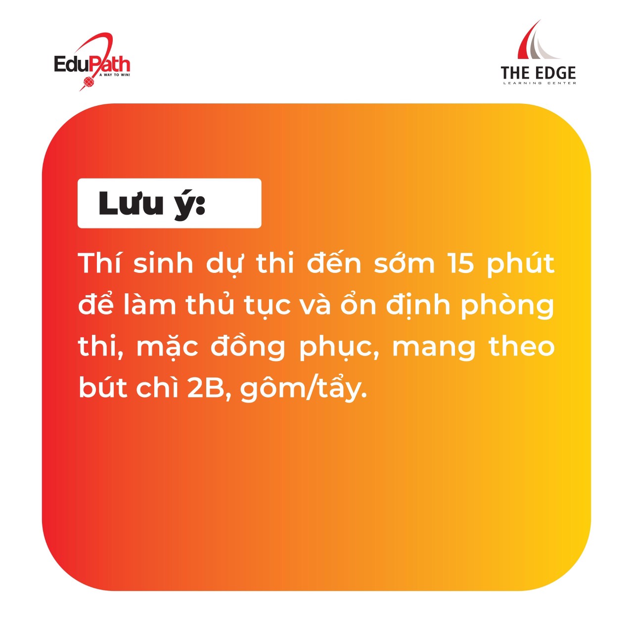 Luu y